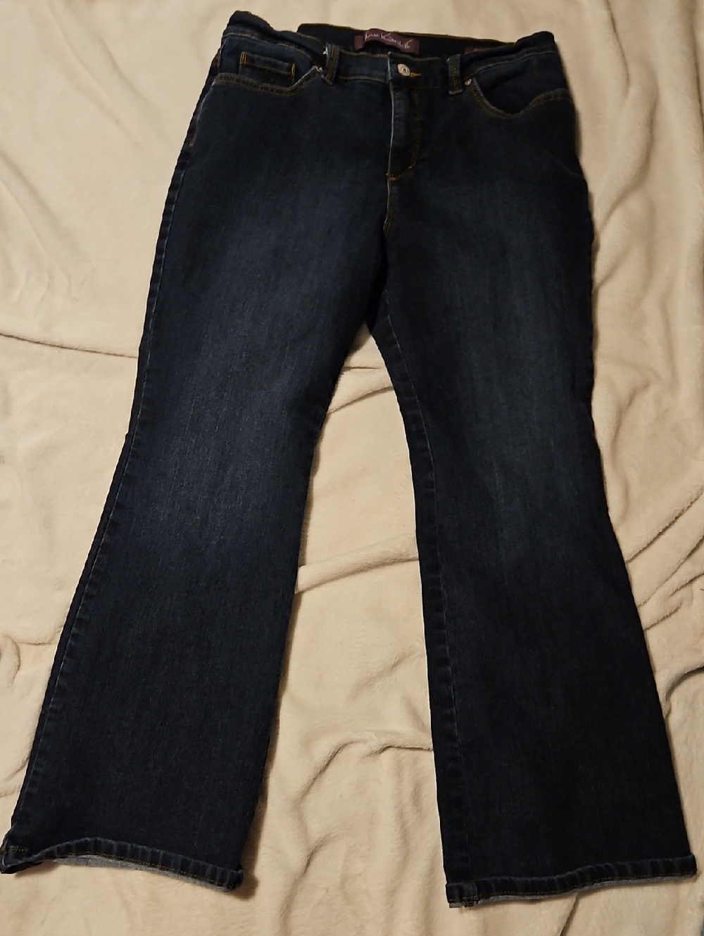 Gloria Vanderbilt Dark Blue Boot Cut Jeans